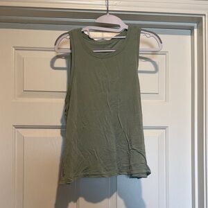 American Eagle Outfitters Sage Green Tank Top